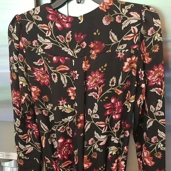 💕ALC💕 Haven Dress Ruched Floral Silk Mini Dress ~ Floral Print 0 NWT - Picture 13 of 16